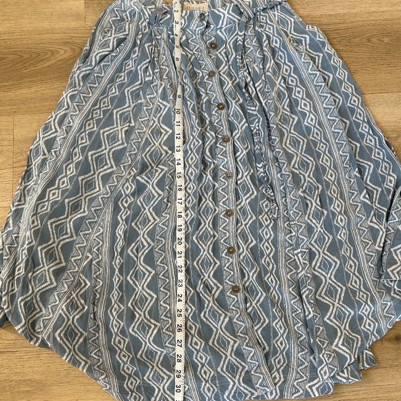 Anthropologie Moon River Brigida Midi Skirt - Picture 3 of 5